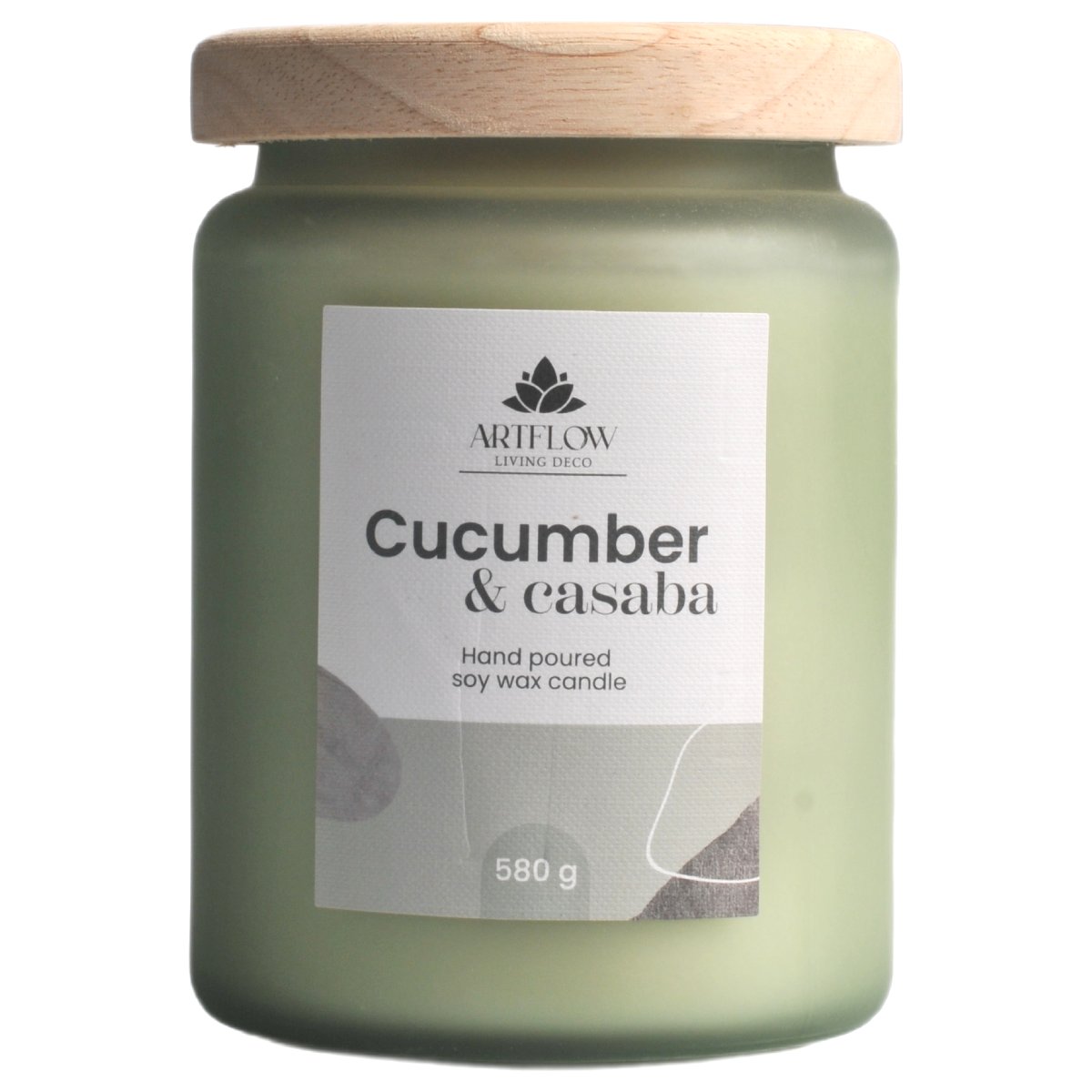 Aromatiska svece CUCUMBER & CASABA 580gr, +/- 60h 9136300 (4750959136300)