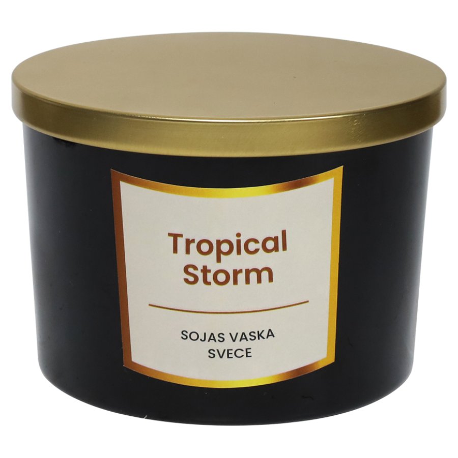 Svece no sojas vaska 400g, Tropical Storm 9148884 (4750959148884)